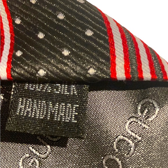 GUCCI luxury designer haute 100% silk classy 4th of July Tie. Made in Italy - Picture 4 of 5